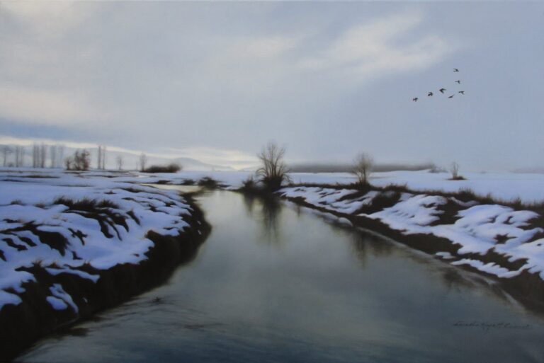 "V is For Violet" - 24"x 36" - oil on linen